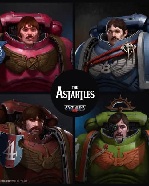 40k/Beatles Crossover by Tobey Tobella 