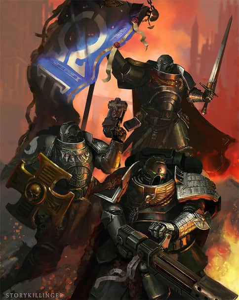Deathwatch Squad by Stefan Ristić 