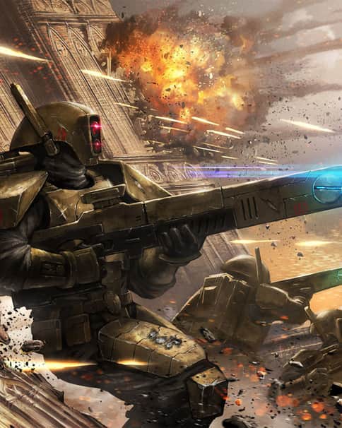 Fire Warrior Strike Team by Ameen Naksewee Fire Warrior Strike Team by Ameen Naksewee