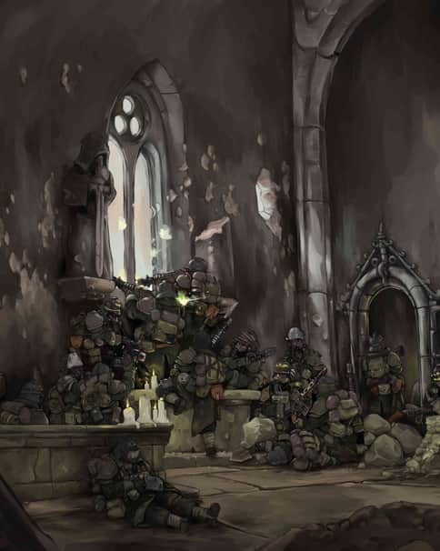 Last Stand of Kriegs by Nicolas de la Rosa 