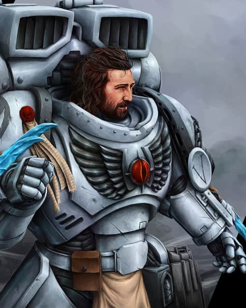 Primaris Luna Wolves by Brilliane Feldo 