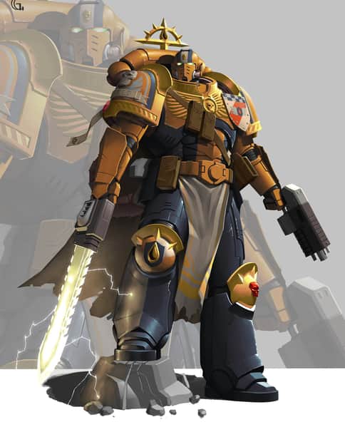 Space Marine by Garrett Cruz 