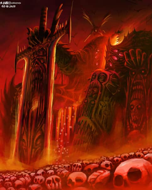 The Blood God by Niellustrate