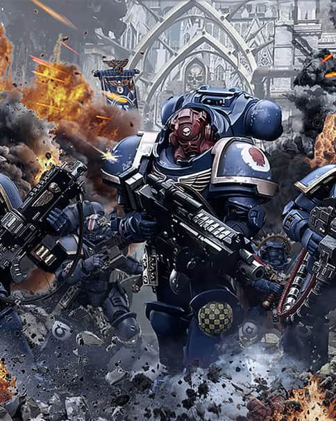 Ultramarine Squad by John Gallagher 