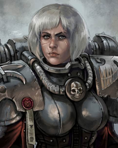Adepta Sororitas by Frost Llamzon 