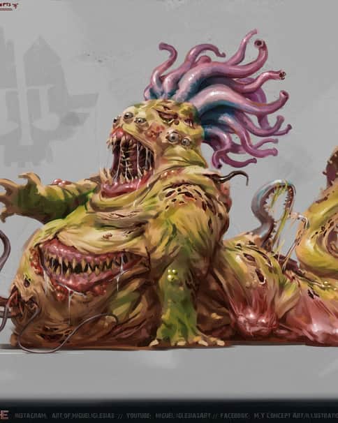 Beast of Nurgle by Miguel Iglesias Beast of Nurgle by Miguel Iglesias