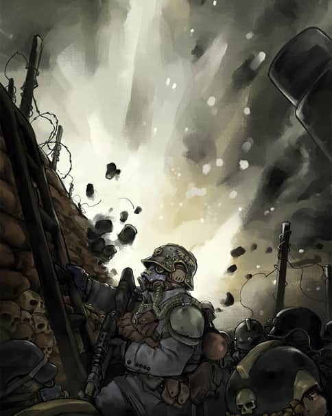 In the Trench by Nicolas de la Rosa 