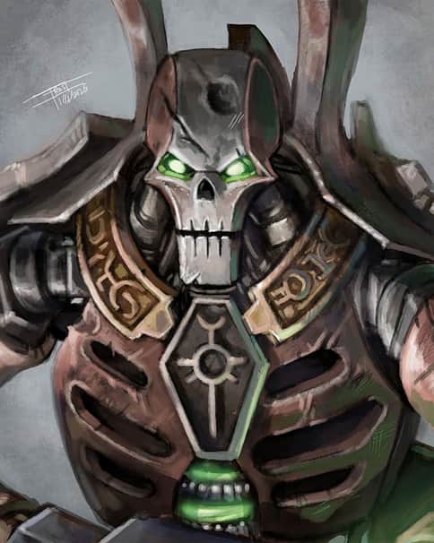 Necron Royal Warden by Frost Llamzon 
