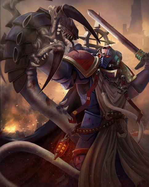 Space Marine VS Tyranid by Reece Firman 