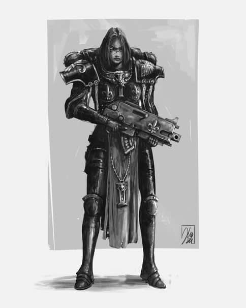 Adepta Sororitas by Alexandre Rosenthal 