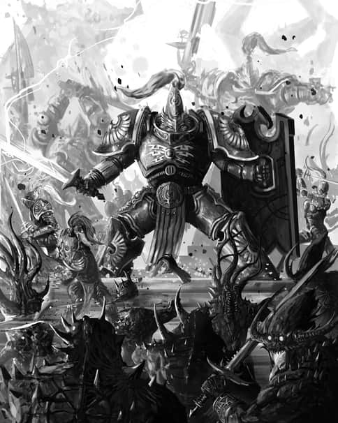 Adeptus Custodes by Alexandre Rosenthal 