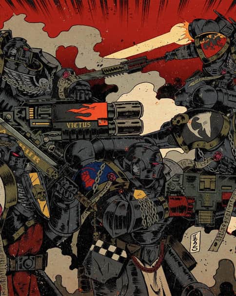 Deathwatch Kill Team by Jay Webster 