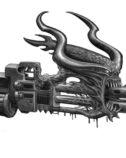 Demonic Autocannon by David Griffith