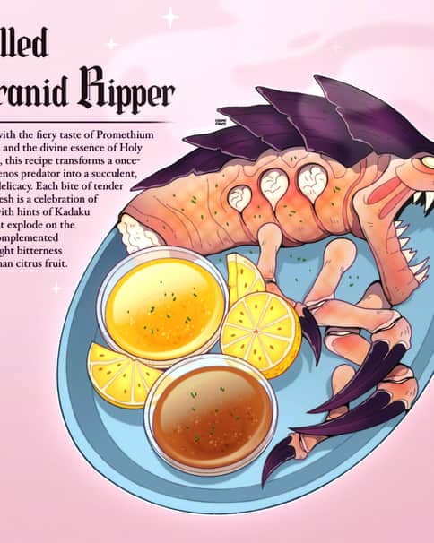 Grilled Tyranid Ripper by Chumii Cham 