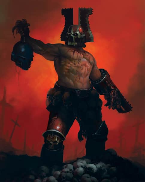 Khorne Berserker by Stefan Ristić 