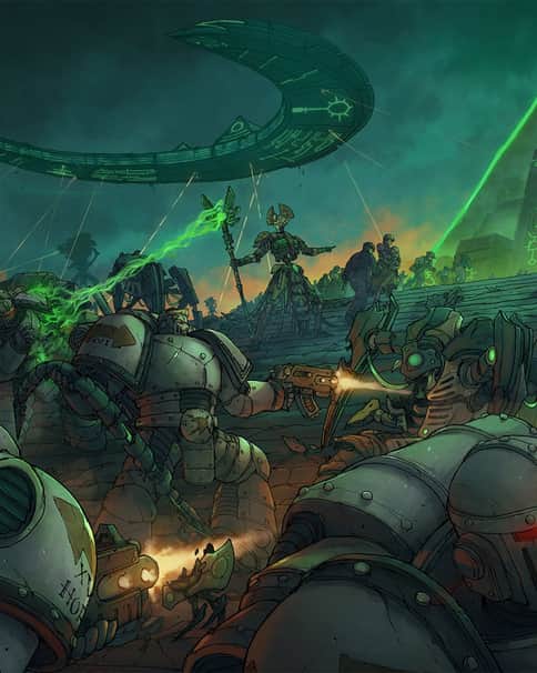 Necron’s First Human by Carl Tabora 