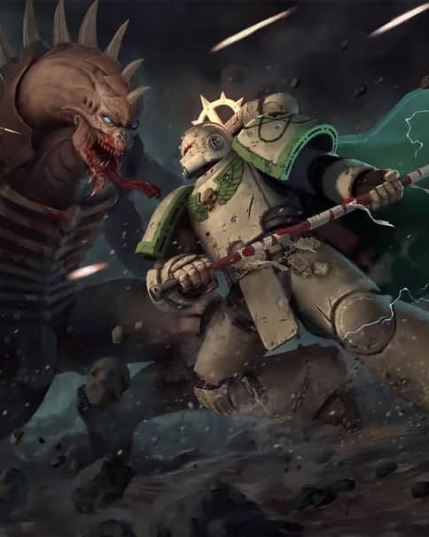 Angels Fissile vs Genestealers by Phinyx Studio 