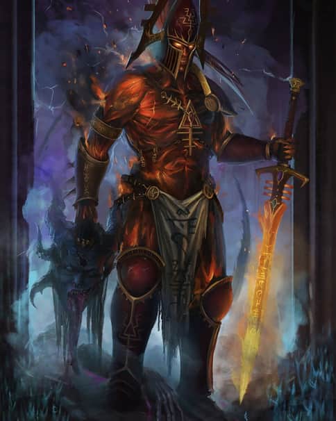 Avatar of Khaine by Serdjek Sholohovshek 