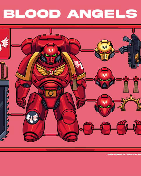 Baby Blood Angels by Aldrin Ajes 