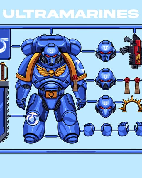 Baby Ultramarines by Aldrin Ajes 