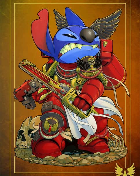 Blood Angel Stitch by Levi Cleeman 