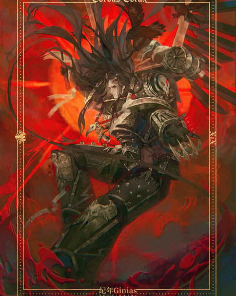 Corvus Corax by Ginias 