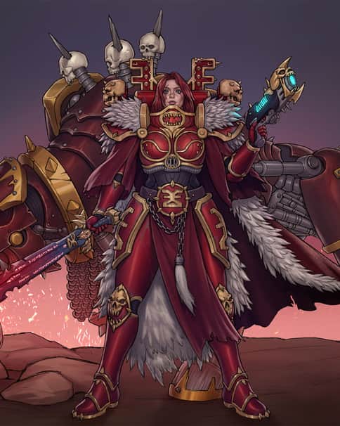 Sister of Khorne by Yang Zheyy 