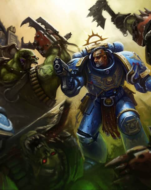 Smurfs vs Greenskinz by Gwayne Li 