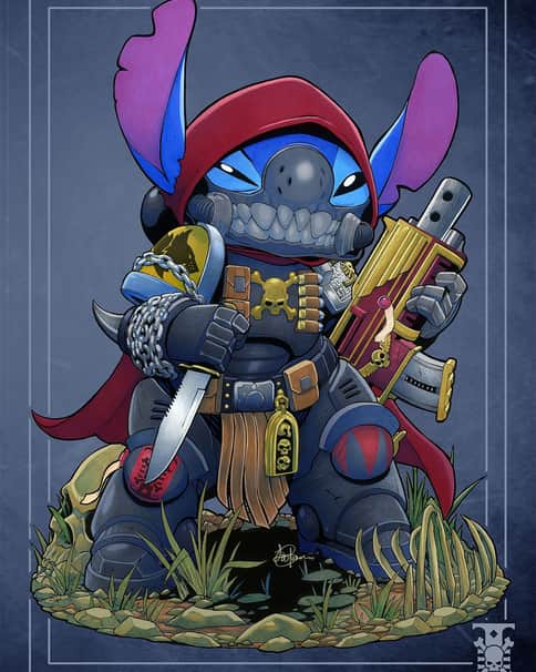 Space Wolves Stitch by Levi Cleeman 