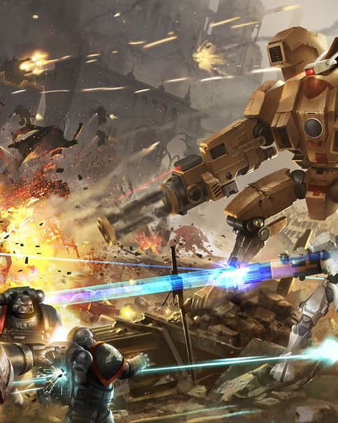 T’au Empire vs Imperium by Kai Zhou 