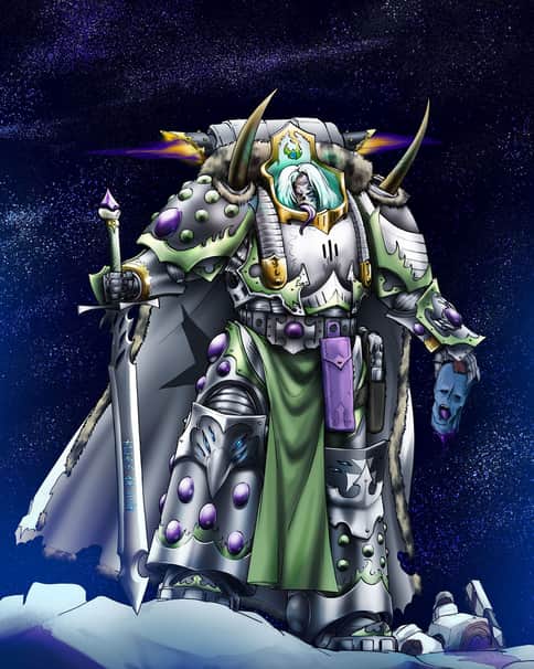 Tzeentch Sorcerer by Yan Vereskov 