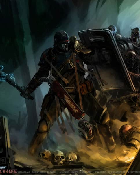 Adeptus Arbites by Miguel Iglesias Adeptus Arbites by Miguel Iglesias