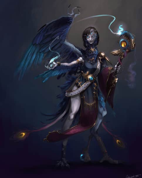 Tzeentch Priestess by missiah_xvi 