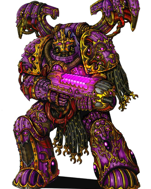 Champion of Slaanesh by Vasiliy Loginov 