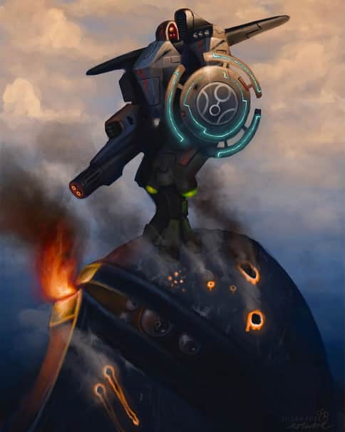 Commander Earthshield by Sugar Free Artwork Commander Earthshield by Sugar Free Artwork