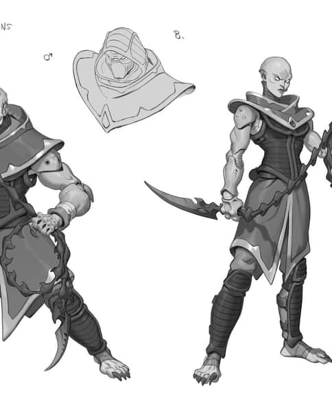 Genestealer Cults Assassins by Rok Kleva Ivančić 