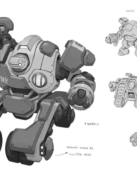 Leagues of Votann Exosuit by Rok Kleva Ivančić 
