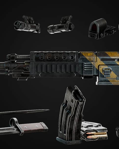 Mk VIII Braced Autogun by Aleksandr Bortnik