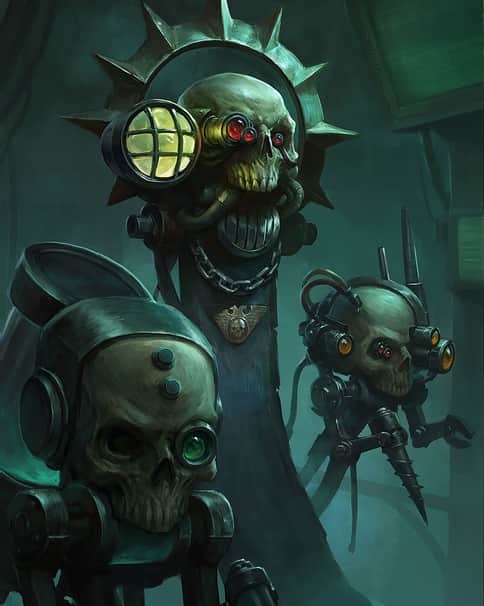 Servo Skulls by Albert Gugaev 