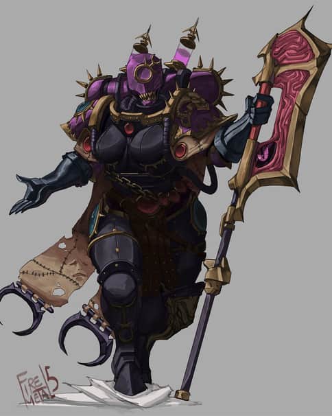 Slaanesh Princess by Fire Metal 5 