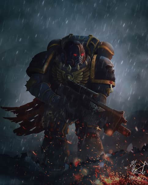 Space Marine by Maclain Rowston 
