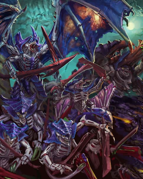 Tyranid Hive Fleet by Tomás Norambuena 