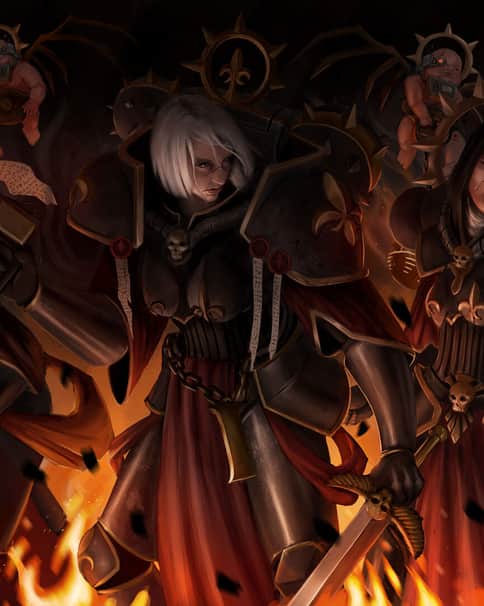 Adeptas Sororitas by Nicolás Arce Adeptas Sororitas by Nicolás Arce