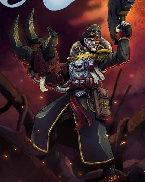 Commissar Sebastian Yarrick by Christopher Regalario 