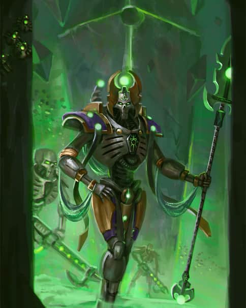Necron Lord by Gij Arentz 