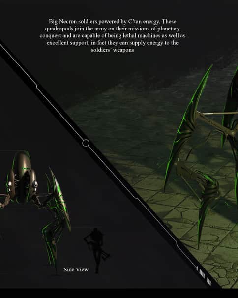 Necron Quadropods by Daniele Carbini 
