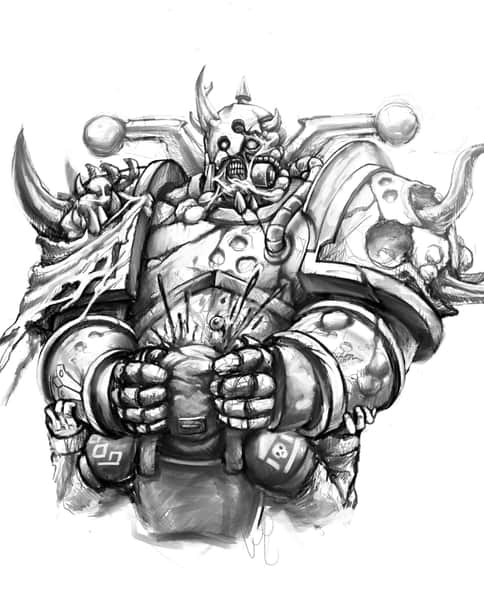 Plague Marine by Garry Siauw 