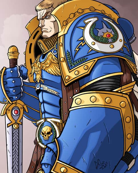 Roboute Guilliman by Giulio Fanfoni 