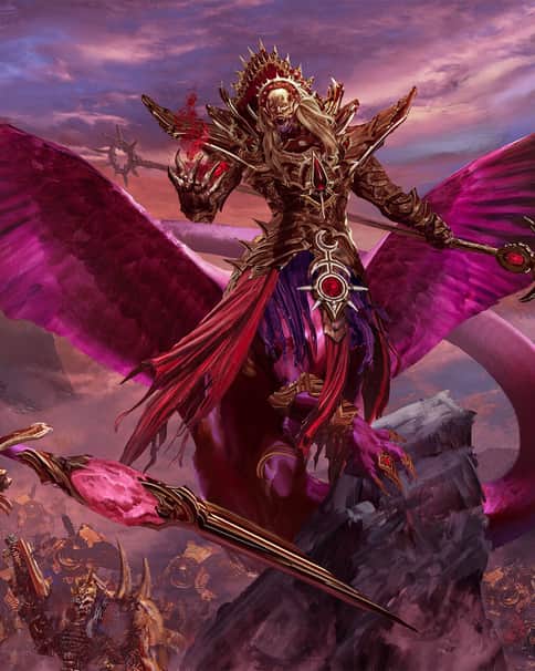 Sanguinius as Daemon Prince by Demoraes 