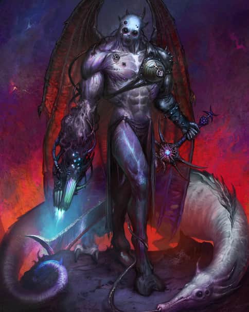 Slaanesh Daemon by Yaroslav Lotsmanov 